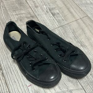 All Black Converse Low Top Chuck Taylor